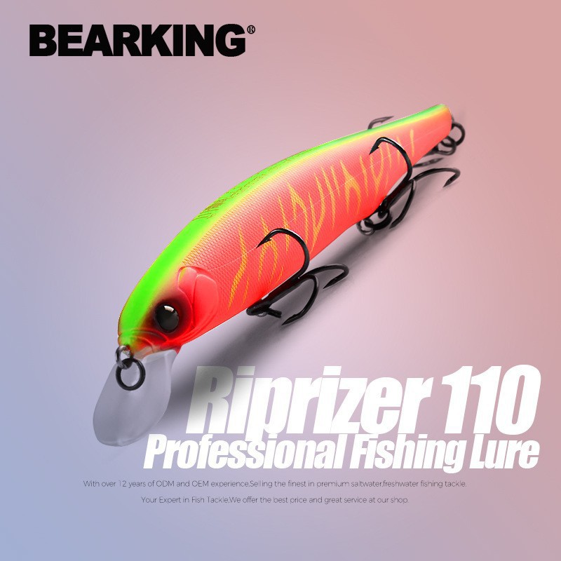 Fishing Lure Crankbait - BEARKING ที่ดีที่สุดราคา Riprizer 110 Jerking เหยื่อ