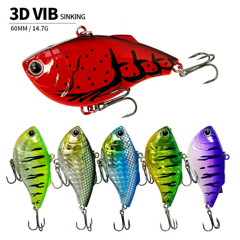 Fishing Lure Jerkbait - เหยื่อตกปลาแบบจมน้ำ ขนาด 60 มม. น้ำหนัก 14.7