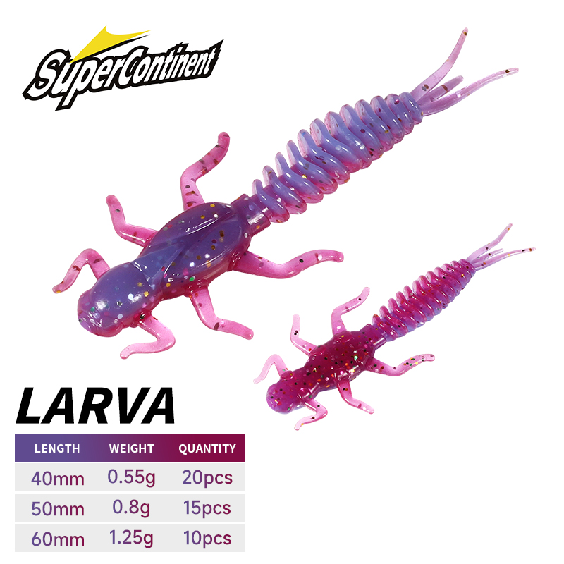 Fishing Lure Topwater - 2019New Reach Soft Lures เหยื่อพลาสติกอ่อน Larva