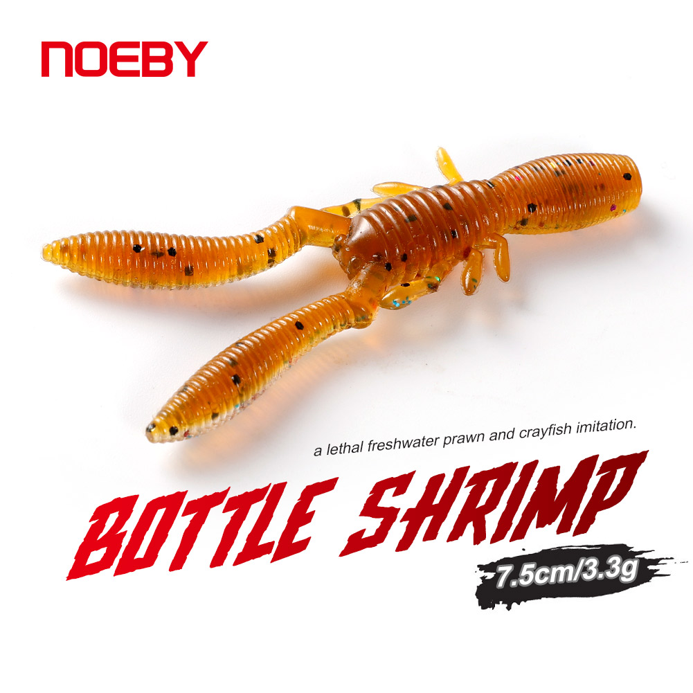Fishing Lure Swimbait - NOEBY ขวดกุ้ง Craw 75mm 3.3g Soft