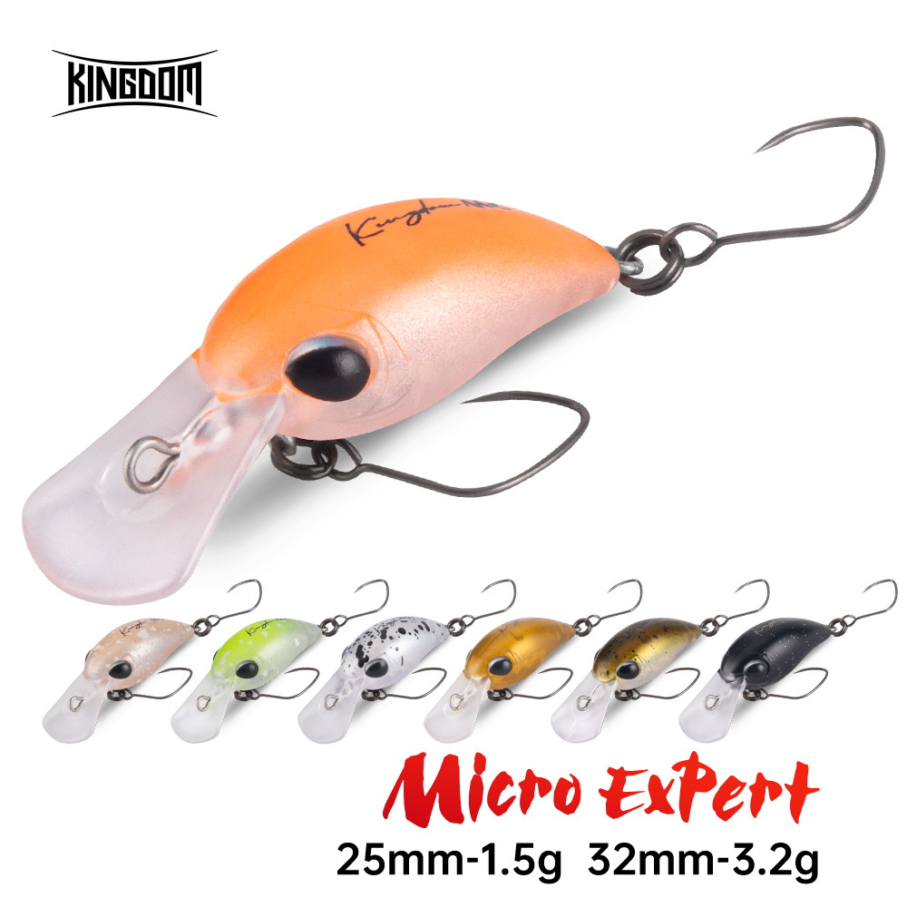 Fishing Lure Crankbait - เหยื่อตกปลา Kingdom Fishing Lure Micro Expert