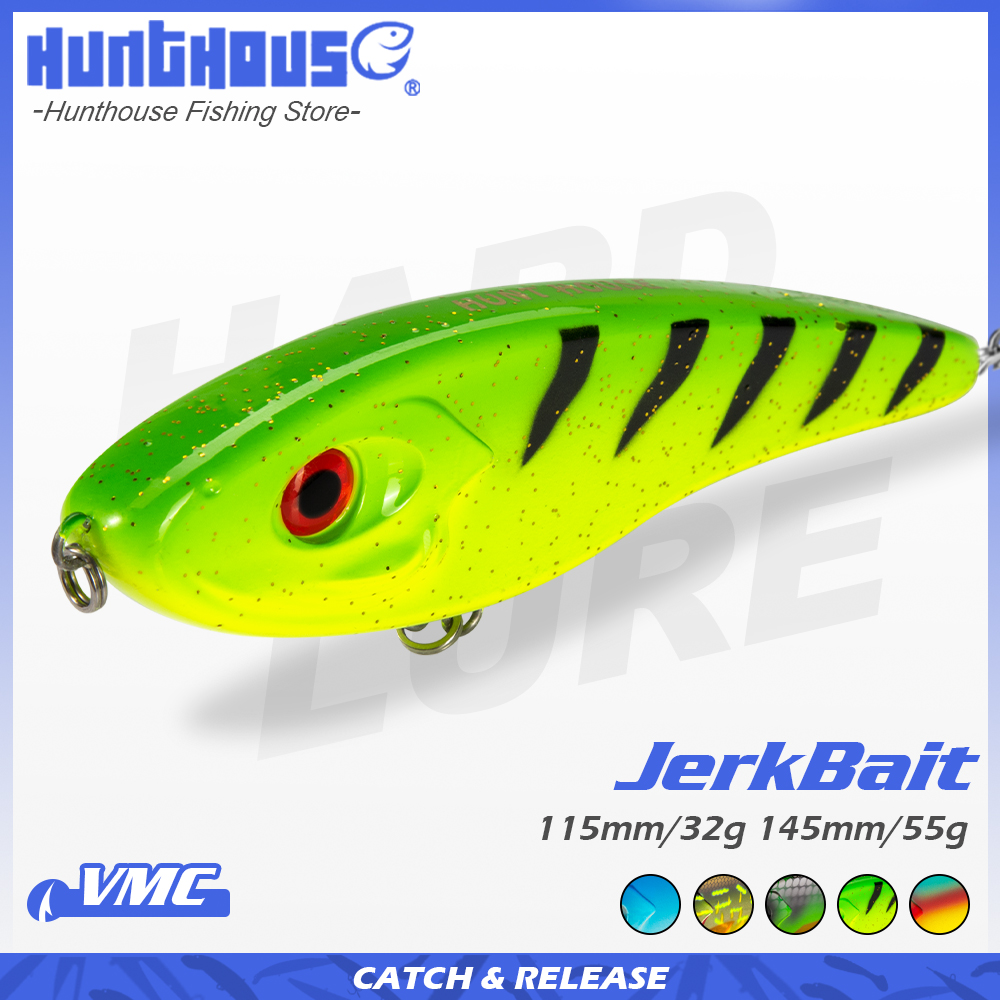 Fishing Lure Jerkbait - เหยื่อปลอม Hunthouse Jerkbait Musky Buster Pike