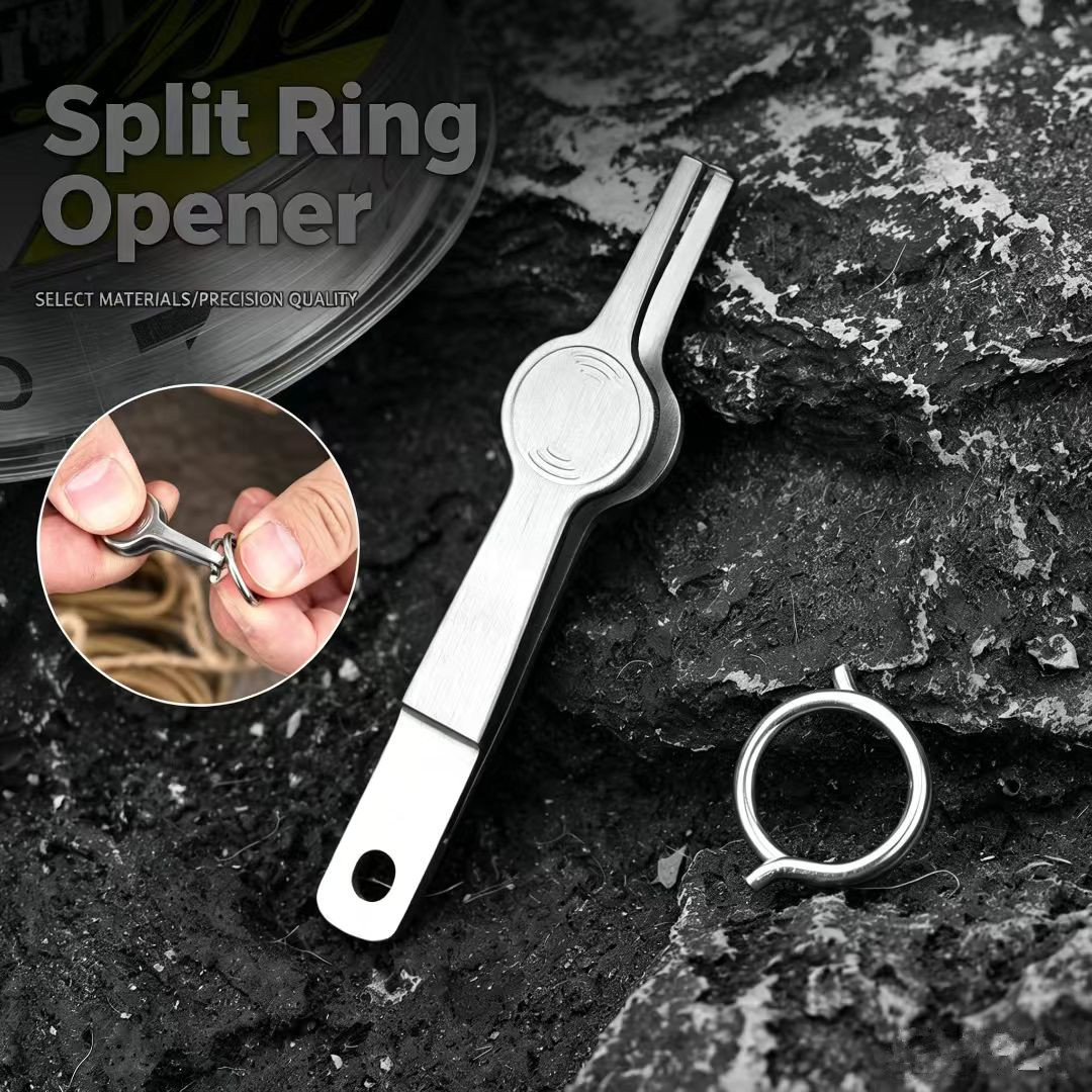 Fishing Lure Accessories - เครื่องมือเปิดห่วงแยกสำหรับตกปลา, คีมแยกห่วงเหยื่อตกปลาสแตนเลส, อุปกรณ์ตกปลาสำหรับนักตกปลา