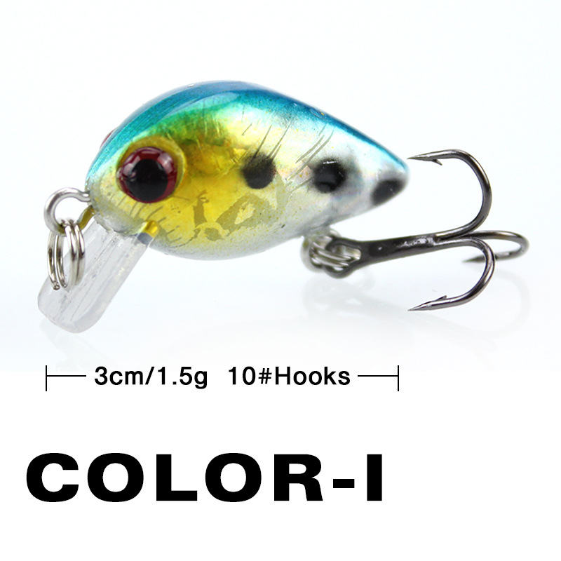 เหยื่อตกปลาขนาดเล็ก Minnow Min - Fishing Lure Crankbait บทวิจารณ์และราคา