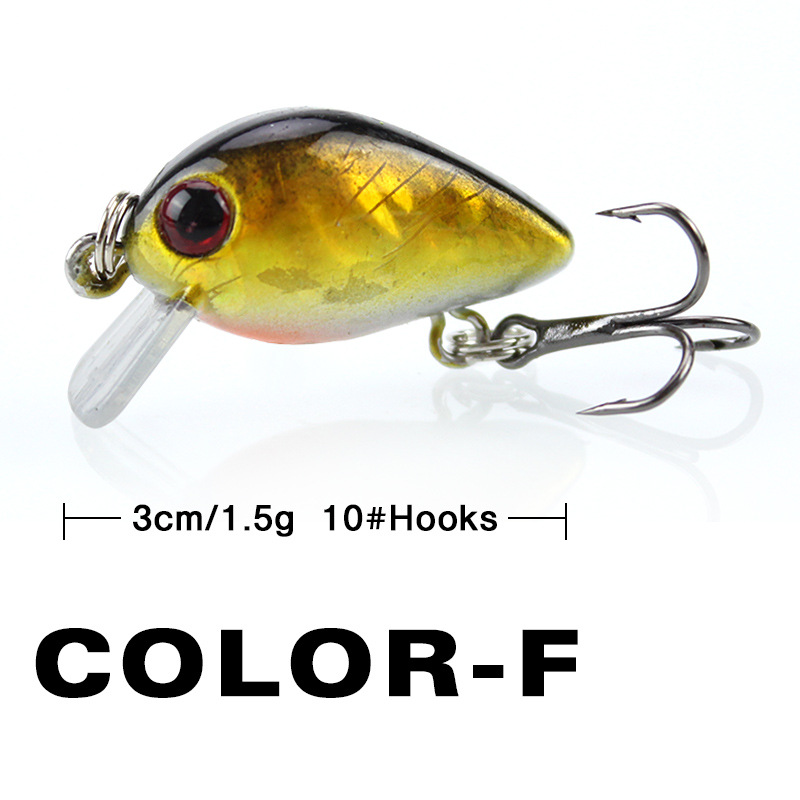 เหยื่อตกปลาขนาดเล็ก Minnow Min - Fishing Lure Crankbait บทวิจารณ์และราคา