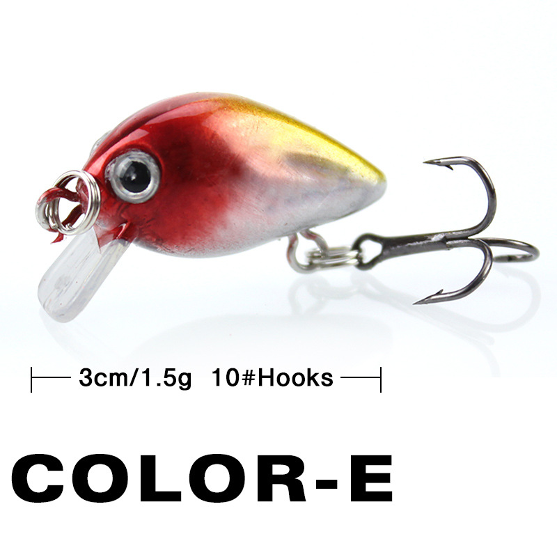 เหยื่อตกปลาขนาดเล็ก Minnow Min - Fishing Lure Crankbait บทวิจารณ์และราคา