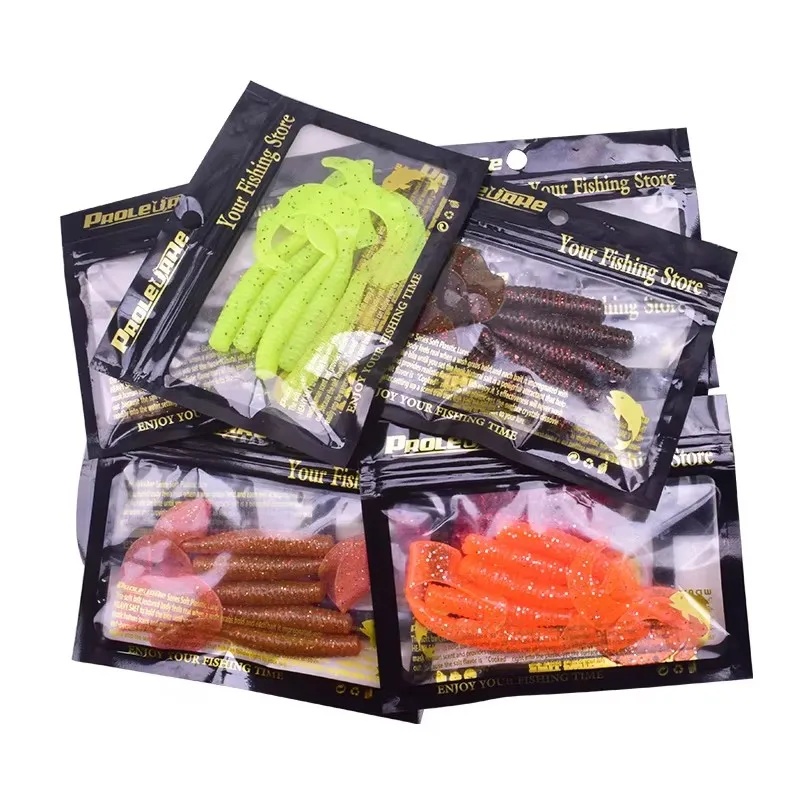 เหยื่อตกปลาแบบนิ่มทรงหนอน 5 ชิ - Fishing Lure Swimbait บทวิจารณ์และราคา