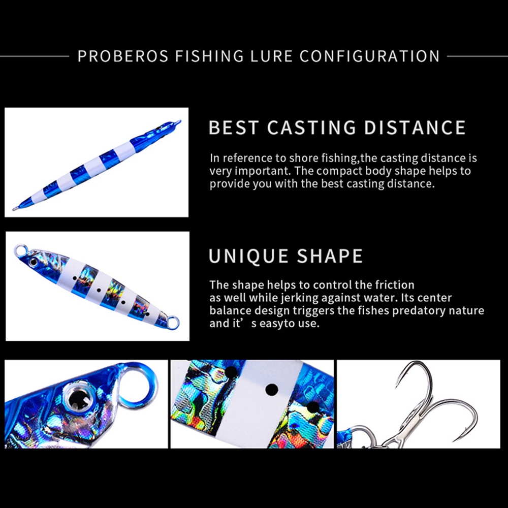 โปรเบอร์โรส ชุดเหยื่อจิ๊กโลหะเ - Fishing Lure Spoon บทวิจารณ์และราคา