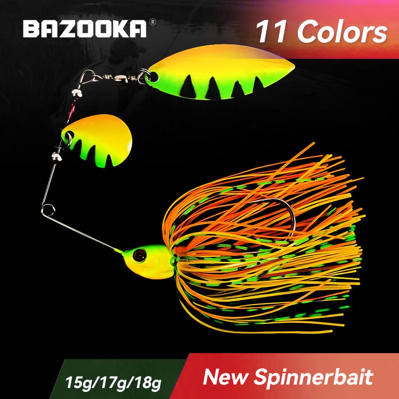 Bazooka 15g 18g Spinnerbait Fi - Fishing Lure Swimbait บทวิจารณ์และราคา