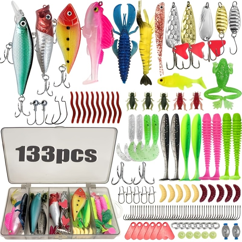 ชุดอุปกรณ์ตกปลาพรีเมียม 133 ชิ - Fishing Lure Jig บทวิจารณ์และราคา