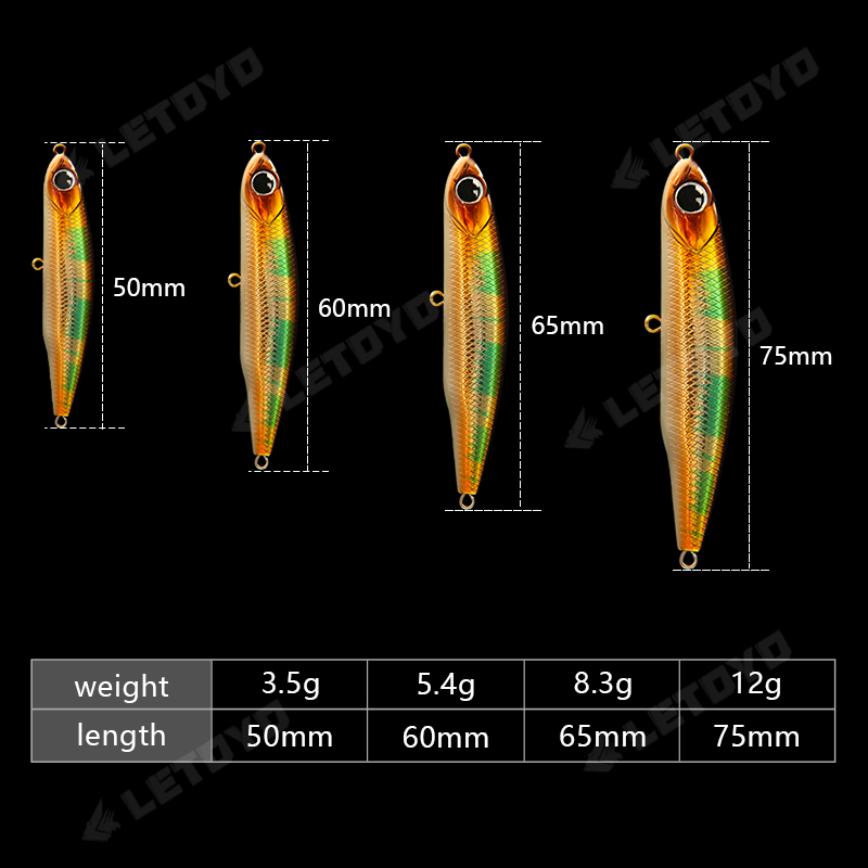 เหยื่อปลอม LETOYO แบบจมน้ำ 17  - Fishing Lure Topwater บทวิจารณ์และราคา
