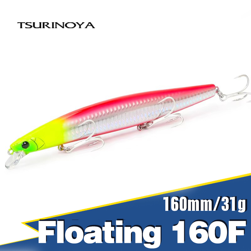 TSURINOYA 160F ลอย Minnow ตกปล - Fishing Lure Topwater บทวิจารณ์และราคา