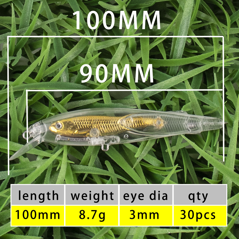 เหยื่อปลอม Chan's Huang 30 ชิ้ - Fishing Lure Jerkbait บทวิจารณ์และราคา