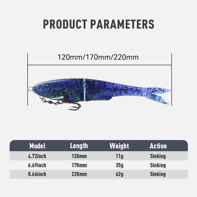 เหยื่อปลอมแบบนุ่มชนิดจม 1 ชิ้น - Fishing Lure Popper บทวิจารณ์และราคา