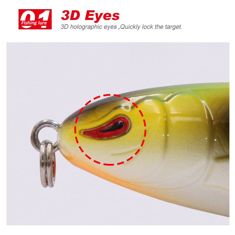 TacklePRO PE20 Whopper Plopper - Fishing Lure Crankbait บทวิจารณ์และราคา