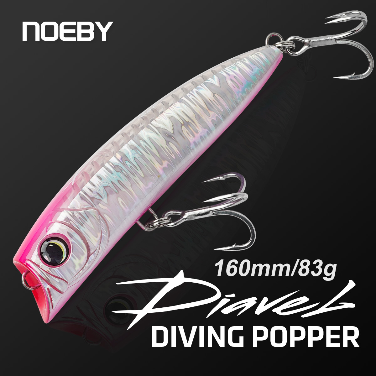 เหยื่อตกปลา Noeby Diving Poppe - Fishing Lure Popper บทวิจารณ์และราคา