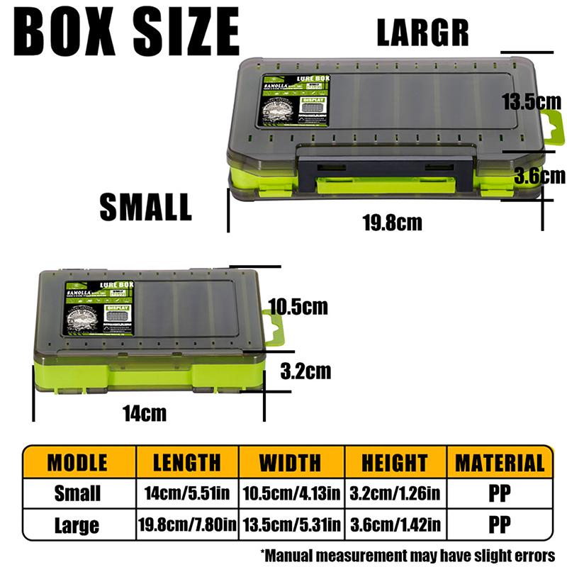 กล่องใส่อุปกรณ์ตกปลาแบบสองด้าน - Fishing Lure Box บทวิจารณ์และราคา