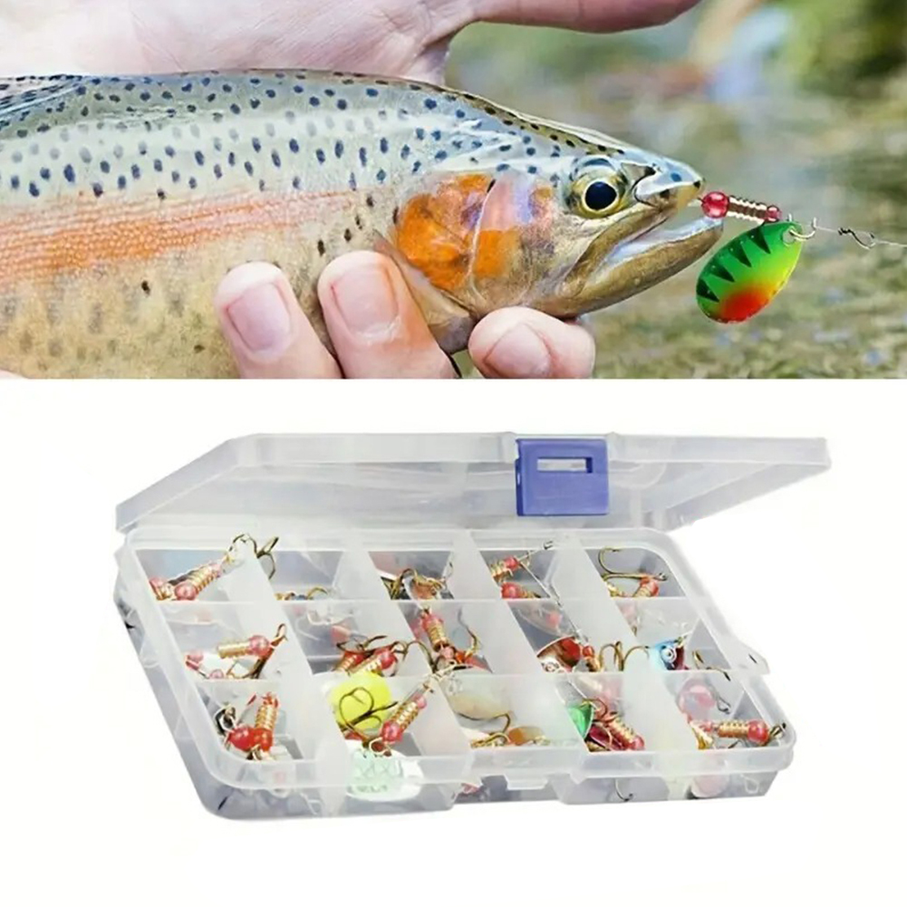 เหยื่อตกปลาแบบช้อนโลหะ 30 ชิ้น - Fishing Lure Spinner บทวิจารณ์และราคา